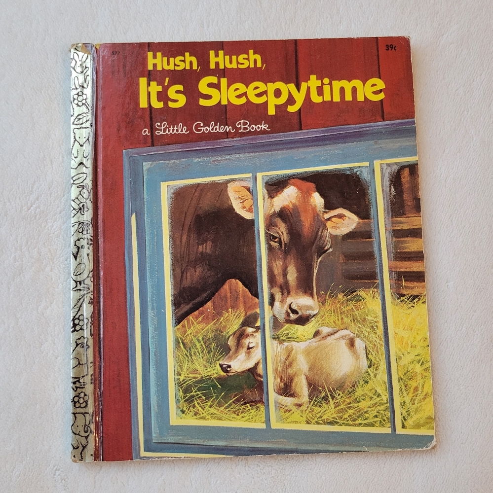 Little Golden Book Hush, Hush, It's Sleepytime 1969 Edition